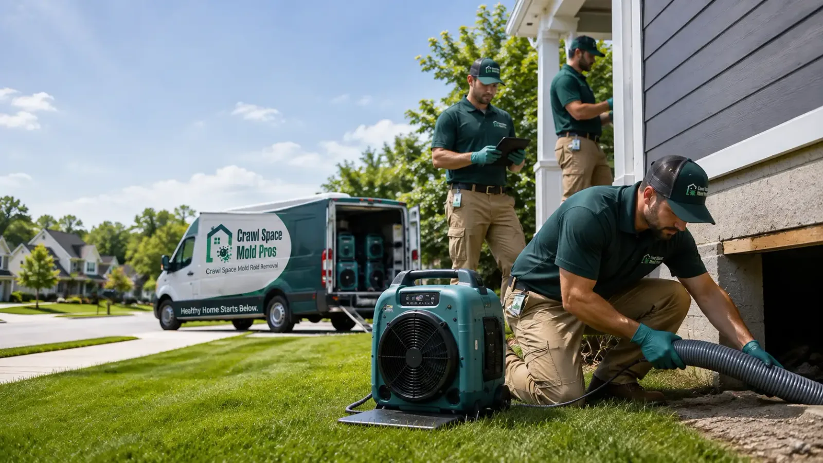 Crawl Space Mold Removal in Elizabeth, AR